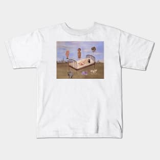 Henry Ford Hospital (The Flying Bed) by Frida Kahlo Kids T-Shirt